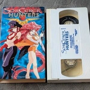 Sorcerer Hunters Vol 3 Fires of Passion VHS Anime English AD Vision White Tape